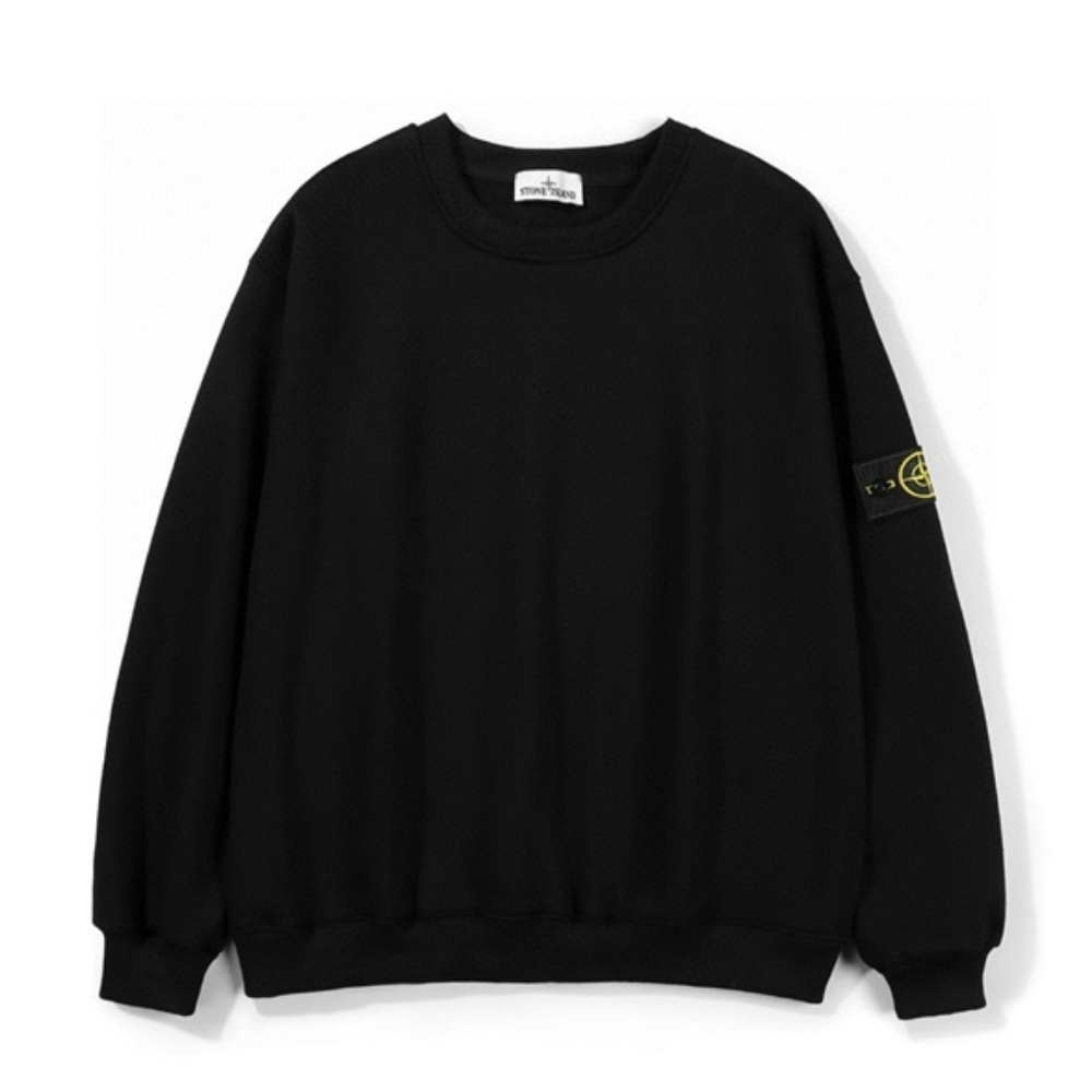 STONE ISLAND black sweatshirt